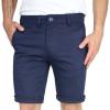 Bermuda Azul Marino De Vestir Slim Fit De Algodón Para Caballero